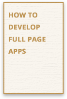 Develop Full Page Apps Guide