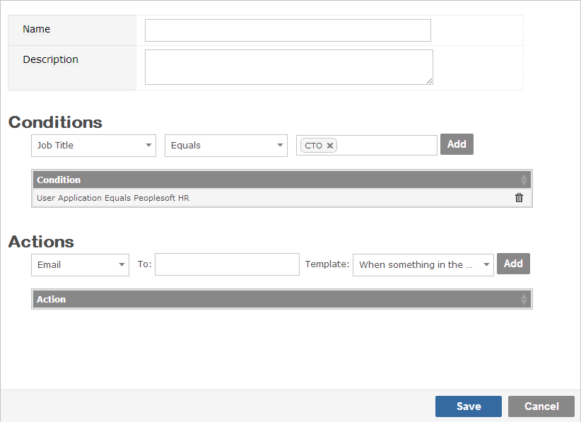 Custom Fields in rules and actions